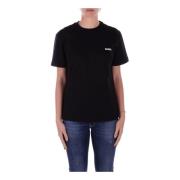 Zwart Logo T-shirt Unisex Barrow , Black , Dames