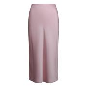 Maeve Slip Rok met Achtersplit Alice + Olivia , Pink , Dames