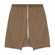 Katoenen shorts Rick Owens , Brown , Heren