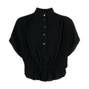 Zwarte Azalea Top Stijlvolle Mode Isabel Marant , Black , Dames