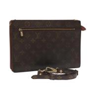 Pre-owned Canvas louis-vuitton-bags Louis Vuitton Vintage , Brown , Da...