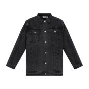 Denim jack in oversized stijl Adidas Originals , Black , Dames