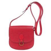 Pre-owned Leather louis-vuitton-bags Louis Vuitton Vintage , Red , Dam...