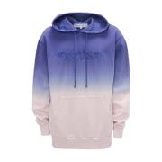 Paarse Ombre Hoodie met Logozak JW Anderson , Purple , Dames