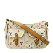 Pre-owned Canvas louis-vuitton-bags Louis Vuitton Vintage , White , Da...