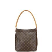 Pre-owned Canvas handbags Louis Vuitton Vintage , Brown , Dames