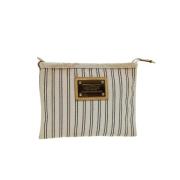 Pre-owned Canvas louis-vuitton-bags Louis Vuitton Vintage , White , Da...