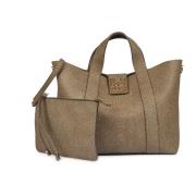 Beige tassen voor een stijlvolle uitstraling Borbonese , Beige , Dames