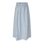 Gestreepte Maxi Rok Elegant en Casual Lollys Laundry , Blue , Dames