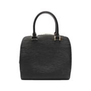 Pre-owned Leather louis-vuitton-bags Louis Vuitton Vintage , Black , D...