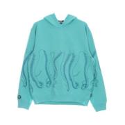 Aquamarine Hoodie Lichtgewicht Tracksuit Octopus , Blue , Heren