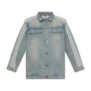 Denim jack in oversized stijl Adidas Originals , Blue , Dames