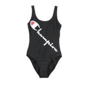 Zwarte badpak voor vrouwen Champion , Black , Dames