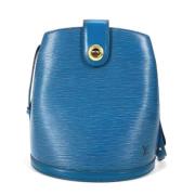 Pre-owned Leather louis-vuitton-bags Louis Vuitton Vintage , Blue , Da...