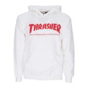 Wit/Rood Skatemag Hoodie Thrasher , White , Heren