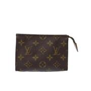 Pre-owned Canvas louis-vuitton-bags Louis Vuitton Vintage , Brown , Da...