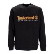 Vintage Crewneck Sweatshirt Zwart Timberland , Black , Heren