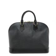 Pre-owned Leather louis-vuitton-bags Louis Vuitton Vintage , Black , D...