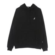 Zwarte hoodie met trekkoord capuchon Kangol , Black , Heren