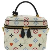 Pre-owned Canvas louis-vuitton-bags Louis Vuitton Vintage , White , Da...