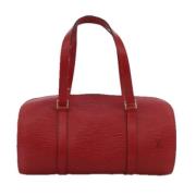 Pre-owned Leather louis-vuitton-bags Louis Vuitton Vintage , Red , Dam...