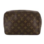 Pre-owned Canvas clutches Louis Vuitton Vintage , Brown , Dames