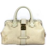 Pre-owned Leather louis-vuitton-bags Louis Vuitton Vintage , Beige , D...