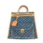 Pre-owned Denim louis-vuitton-bags Louis Vuitton Vintage , Blue , Dame...