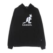 Zwarte hoodie met trekkoord capuchon Kangol , Black , Heren