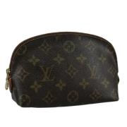 Pre-owned Canvas pouches Louis Vuitton Vintage , Brown , Dames