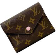 Pre-owned Cotton wallets Louis Vuitton Vintage , Brown , Dames