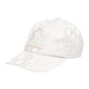 Verstelbare Logo Pet Effen Details Emporio Armani EA7 , White , Dames