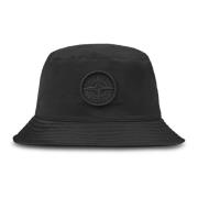 Zwarte Stijlvolle Hoeden Collectie Stone Island , Black , Heren