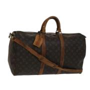 Pre-owned Canvas travel-bags Louis Vuitton Vintage , Brown , Dames