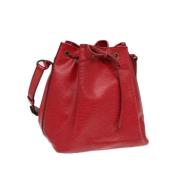 Pre-owned Leather louis-vuitton-bags Louis Vuitton Vintage , Red , Dam...