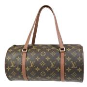 Pre-owned Canvas louis-vuitton-bags Louis Vuitton Vintage , Brown , Da...