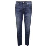 Brighton Broek Dondup , Blue , Heren