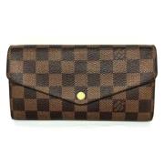 Pre-owned Canvas wallets Louis Vuitton Vintage , Brown , Dames