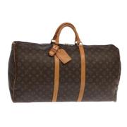 Pre-owned Canvas travel-bags Louis Vuitton Vintage , Brown , Dames