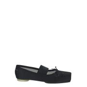 Leren Ballerina Schoenen MM6 Maison Margiela , Black , Dames