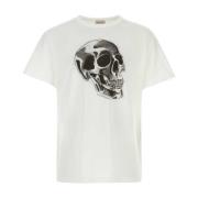 Witte katoenen T-shirt Alexander McQueen , White , Heren