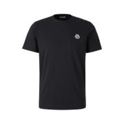 Logo Patch Katoenen T-shirt Pak Moncler , Multicolor , Heren