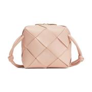 Mini Cassette Camera Tas Bottega Veneta , Pink , Dames