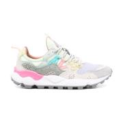 Grijze en paarse sneakers Flower Mountain , Multicolor , Dames