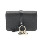 Pre-owned Leather wallets Chloé Pre-owned , Black , Dames