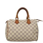 Pre-owned Canvas louis-vuitton-bags Louis Vuitton Vintage , White , Da...