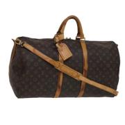 Pre-owned Canvas travel-bags Louis Vuitton Vintage , Brown , Dames