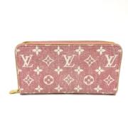 Pre-owned Denim wallets Louis Vuitton Vintage , Pink , Dames