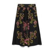 Zwarte Midi Rok Farm Rio , Black , Dames