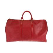 Pre-owned Leather louis-vuitton-bags Louis Vuitton Vintage , Red , Dam...